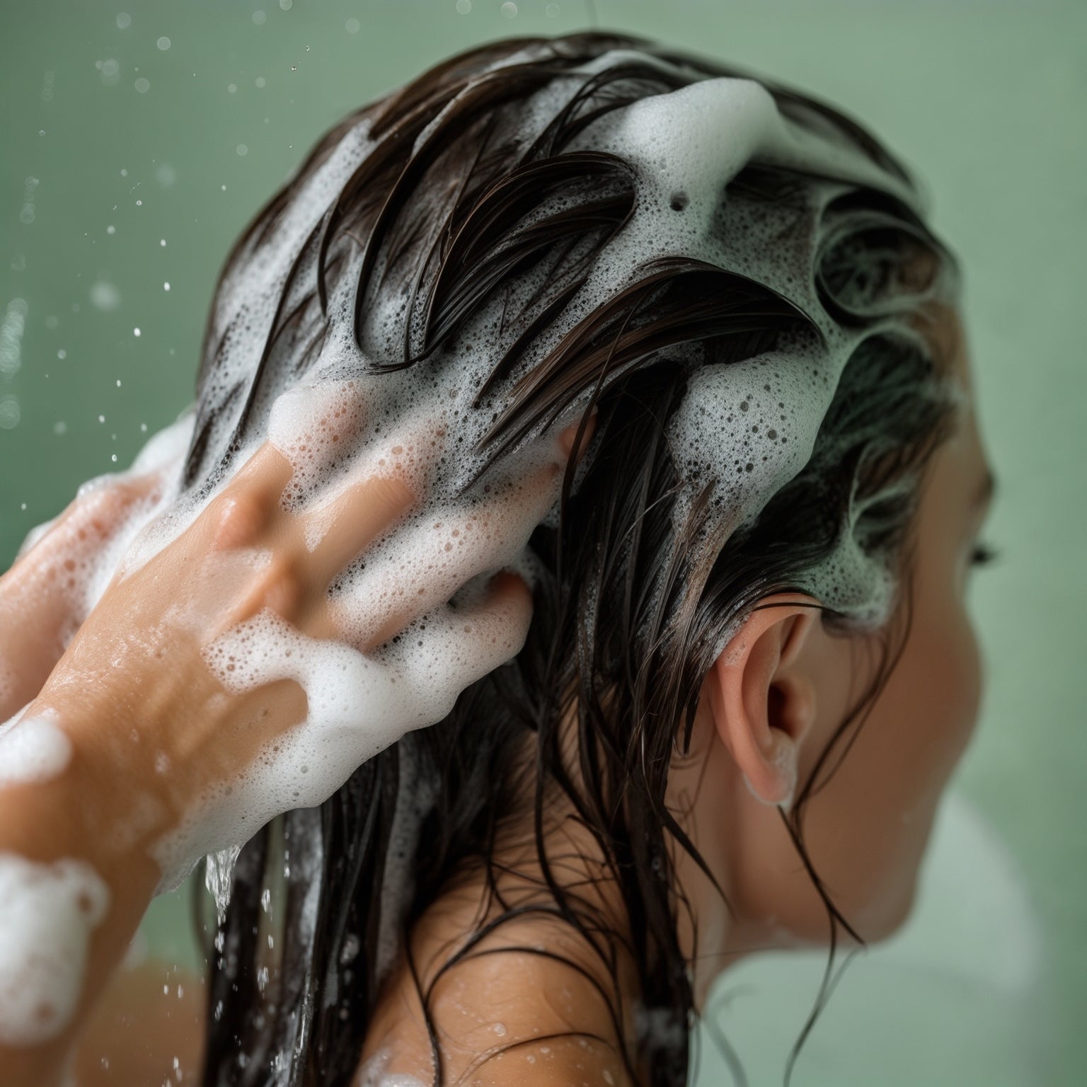 Plantful Natural Shampoo washing